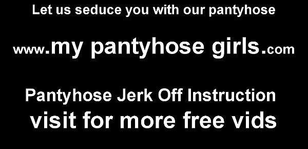 Are my pantyhose making you hard JOI